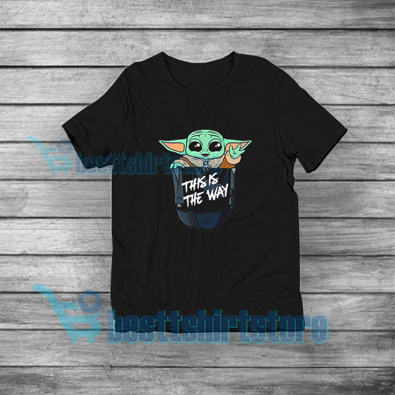 Baby Yoda Merchandise T-Shirt Mando Helmet Size S-5XL - Get It Cheap