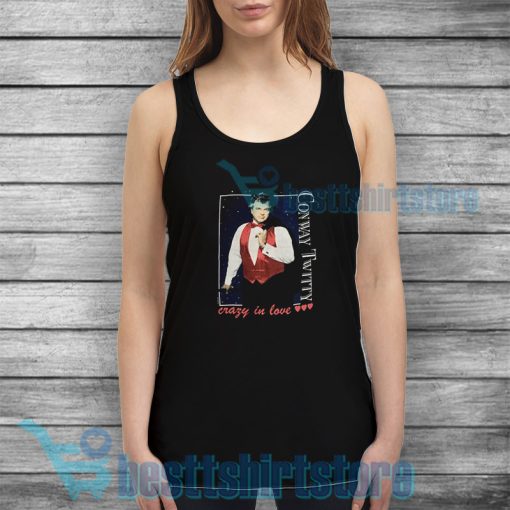 Vintage Conway Twitty Crazy In Love Tank Top