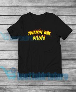 Flame Twenty One Pilots T-Shirt Pop Rock S-5XL