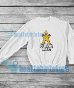 The Simpsons Sugar Daddy Sweatshirt Cartoon Merch S-3XL