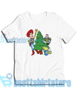 Get It Now Christmas Woody and Buzz T-Shirt S - 3XL
