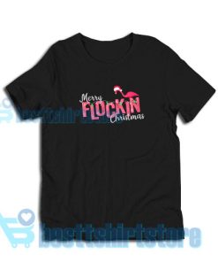 Get It Now Flamingo Christmas T-Shirt for Men's and Women's S - 3XL