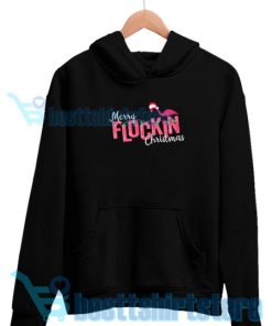 Get It Now Flamingo Christmas Hoodie for Men's and Women's S - 3XL