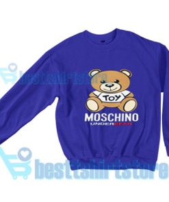 Moschino-Bear-Sweatshirt-Blue-Navy