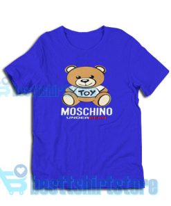 Moschino-Bear-T-Shirt-Blue-Navy