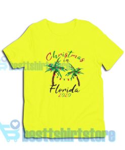 Vacation-Florida-T-Shirt-Yellow