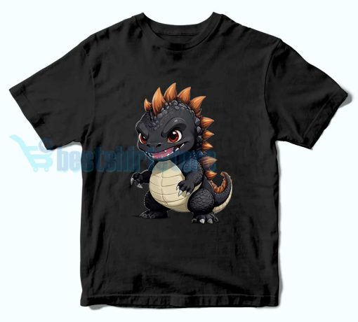 Black-Godzilla--T-Shirt